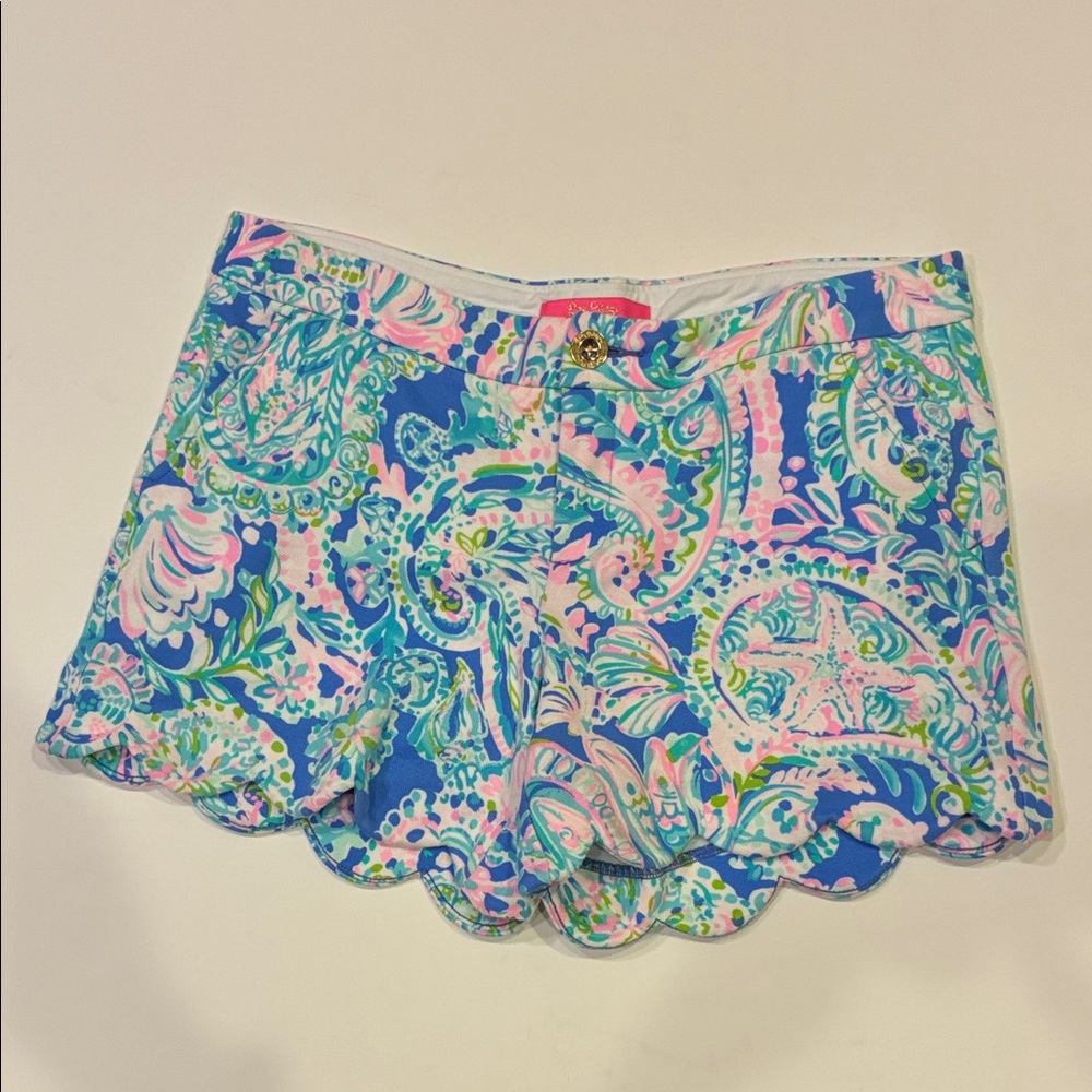 Lilly Pulitzer Blue and Pink Shorts